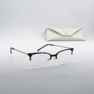 AIRLOCK 2005 002 Square Eyeglasses – Havana/Ruthenium 52mm